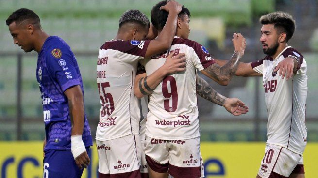 Sube. Lanús ganó en Venezuela y recuperó la punta del Grupo G en la Copa Sudamericana. 