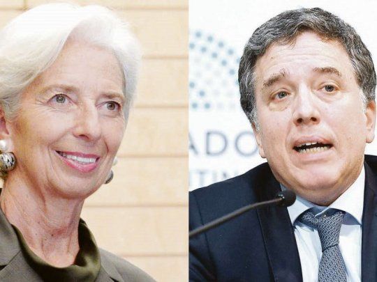Christine Lagarde y Nicolás Dujovne