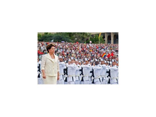 El sábado 1 de enero Dilma asumió a la presidencia.