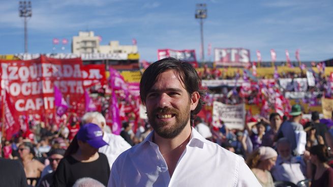Nicolás del Caño, candidato a legislador.