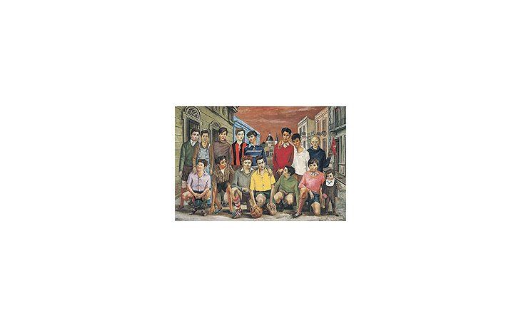 ámbito.com | «Team de fútbol o Campeones de barrio», de Antonio Berni, una de las pocas obras argentinasen el Museo de Arte Moderno de Nueva York.