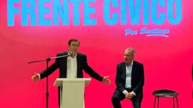 Gerardo Zamora anunció la candidatura de Elías Suárez y Carlos Silva Neder para la gobernación de Santiago del Estero.