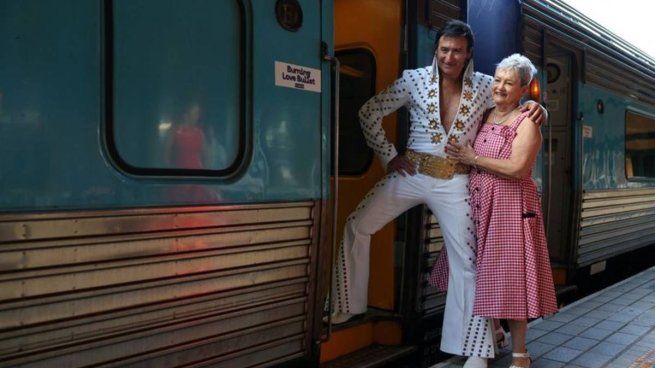 El tren de Elvis partió hoy desde Sydney.