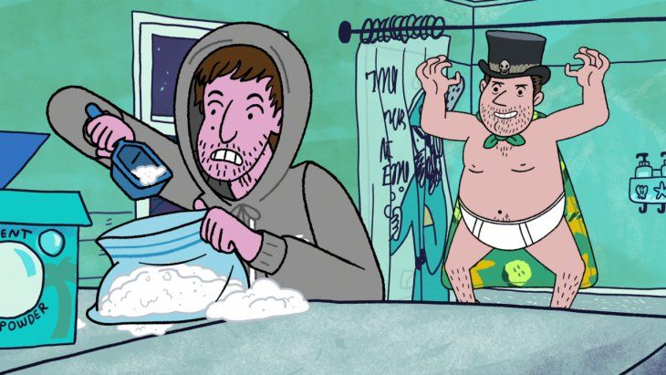 Con un humor ácido y crítico te va a mantener pegado a la pantalla.