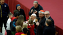 In a traditional event, he gave his speech in the traditional St. Peter's Square.