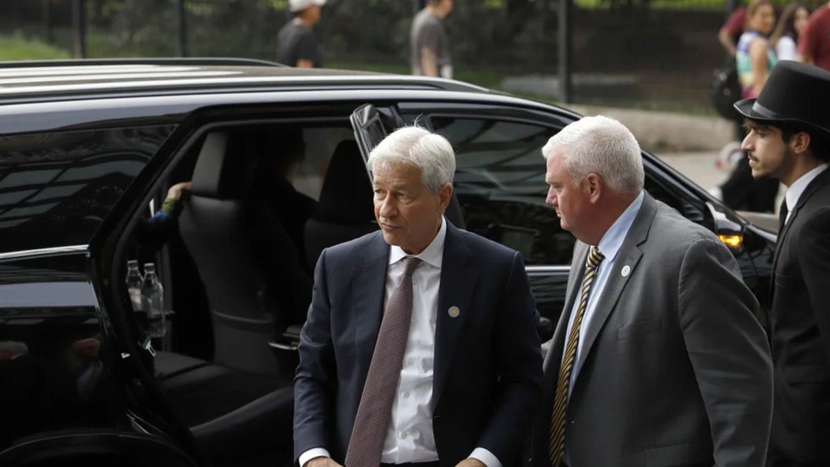The CEO of JP Morgan met with Argentine bankers and businessmen