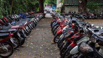 El modelo más patentado, la Honda Wave 110S.