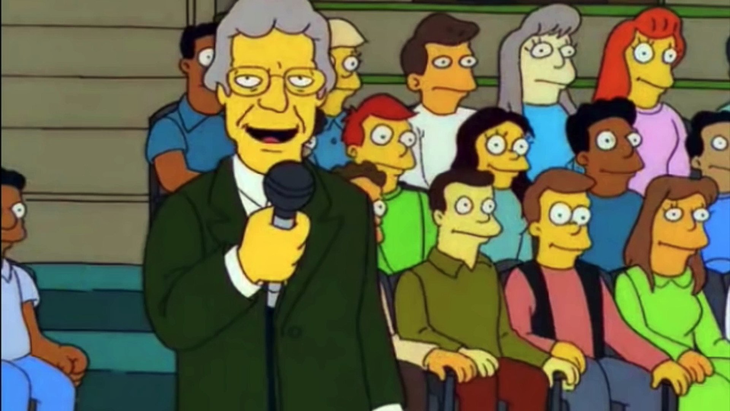 Jerry Springer en Los Simpson.