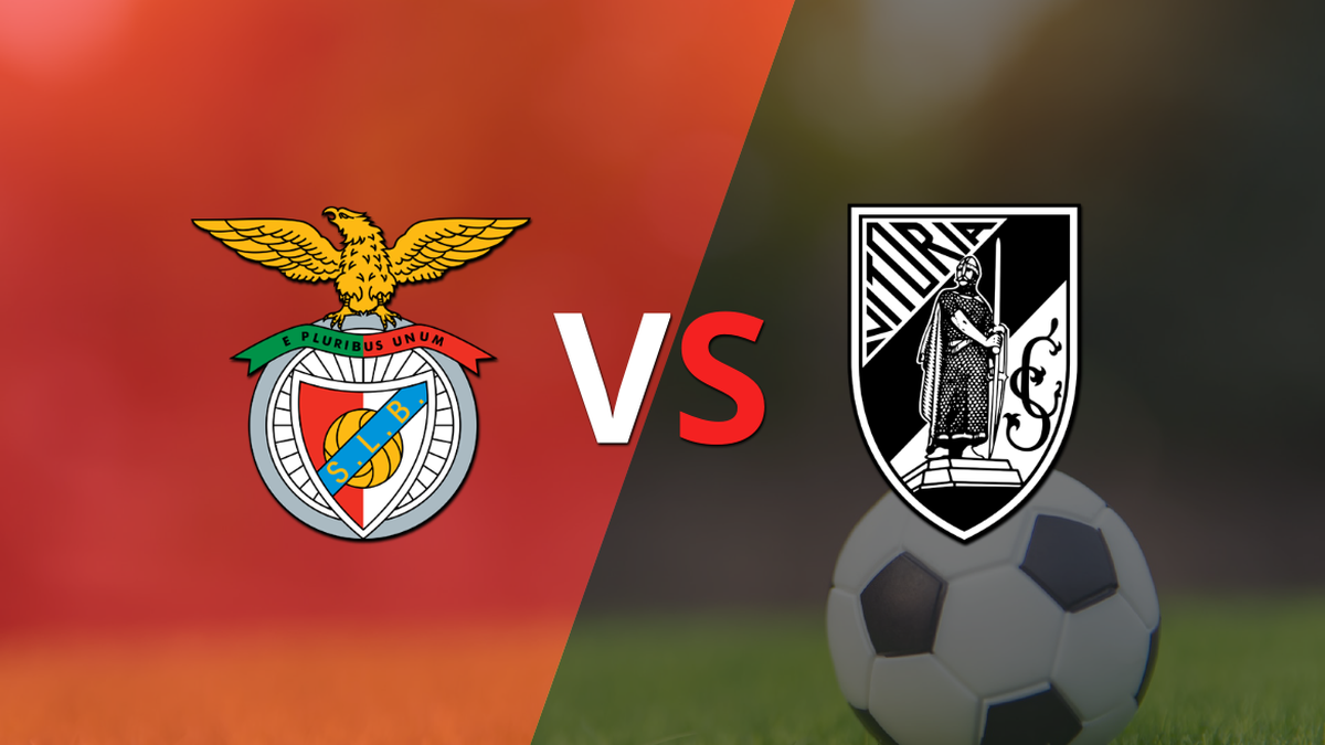 Benfica and Vitória Guimarães are already playing at the Do Sport Lisboa e Benfica stadium
