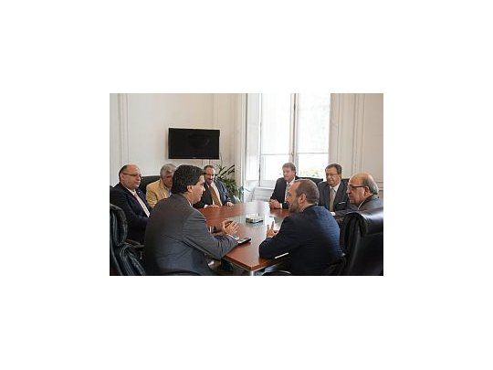 Jorge Capitanich y Martín Sabbatella encabezaron la reunión.