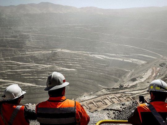 Minería. La empresa minera de Chile avanza en un plan de descarbonización.