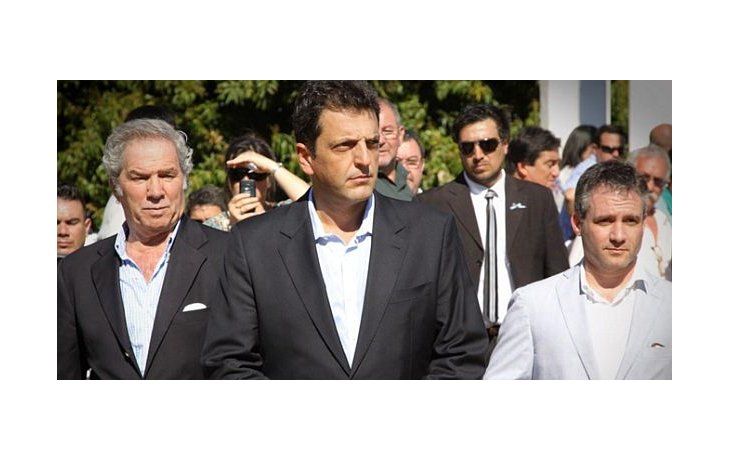 Marcelo D Alessandro con Sergio Massa y Felipe Solá
