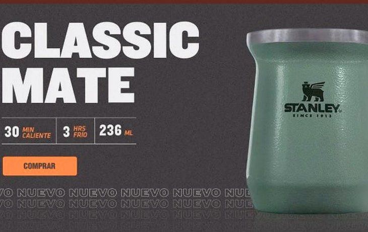 Según la descripción, el nuevo mate Stanley está hecho con acero inoxidable 18/8, tiene una capacidad de 236 mililitros. El recipiente mide 11 centímetros,&nbsp;tiene un diámetro de 10 centímetros y un peso de 245 gramos.