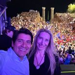 Gonzalo Roca y Karina Milei. Gonzalo Roca y Karina Milei.