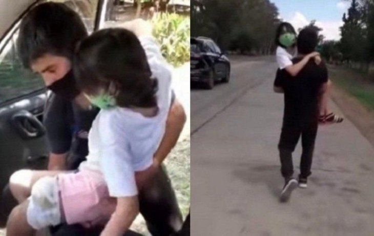 La historia de Diego Jiménez y su hija Abigail impactó en la opinión pública de todo el país cuando un policía les prohibió el ingreso con el auto a Santiago del Estero procedentes de Tucumán y el hombre entonces cargó en brazos a la nena para entrar a la provincia y llevarla a su hogar.