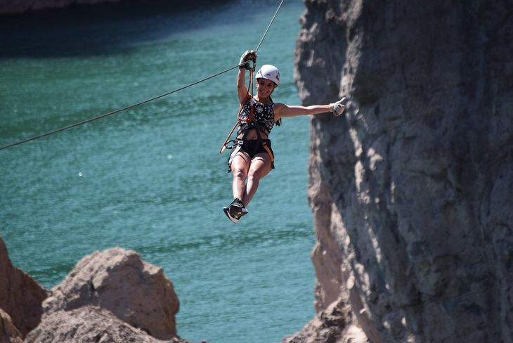 Tirolesa en San Rafael, uno de los lugares más elegidos para este año Tirolesa en San Rafael, uno de los lugares más elegidos para este año