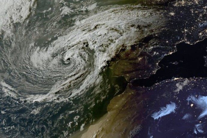 La tormenta Dolly llega al Atl&aacute;ntico.