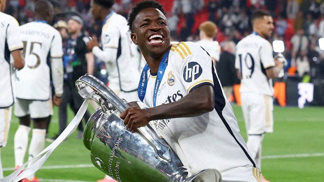 El delantero brasileño Vinícius Júnior se llevó un importante premio en la Champions League.