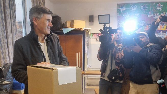 Votó Daniel Passerini en Córdoba.