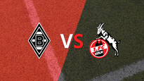 b. monchengladbach recibe un gol de colonia y el juego se empata en 3-3