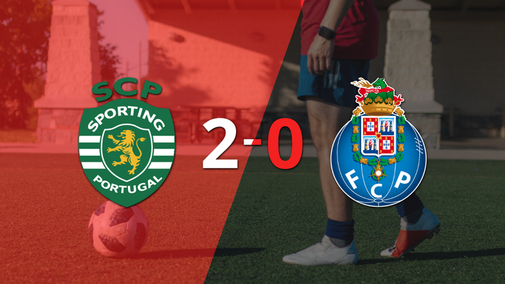 Con dos goles, Sporting Lisboa se impuso a Porto en el estadio José Alvalade XXI