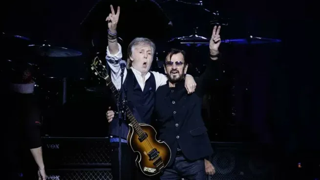 Paul y Ringo, como en los viejos tiempos.