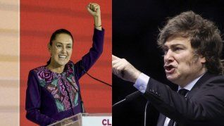 Claudia Sheinbaum se diferenció de la gestión de Javier Milei. Claudia Sheinbaum se diferenció de la gestión de Javier Milei.