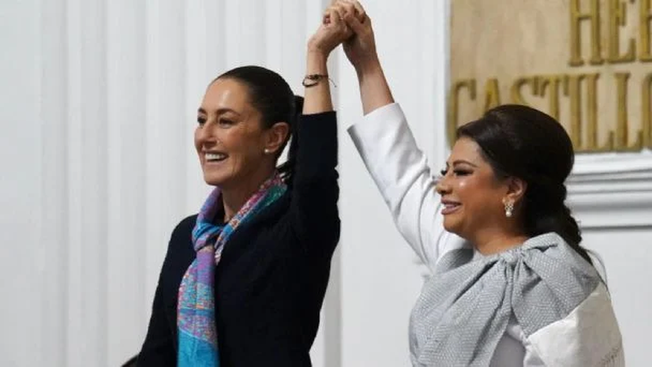 Clara Brugada y Claudia Sheinbaum Clara Brugada y Claudia Sheinbaum