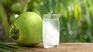 Coconut water has important health benefits.