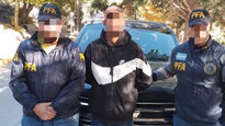 El supuesto terrorista detenido en Río Negro.