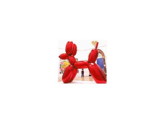 Escultura de Koons.