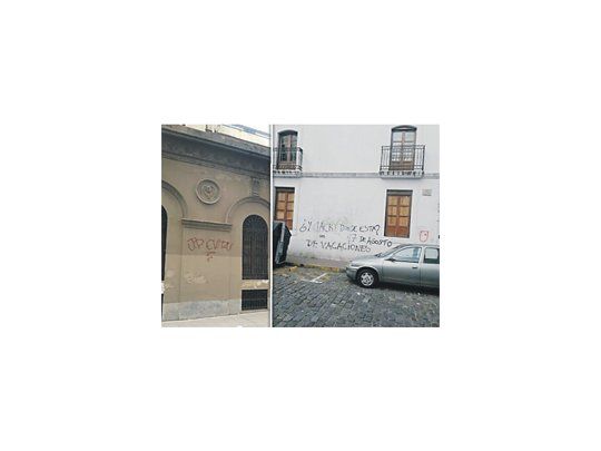 El barrio porteño de San Telmo es la mayor víctima de los grafitis. Allí, casi todos los edificios y monumentos históricos estan dibujados. Una realidad que preocupa en la Ciudad.
