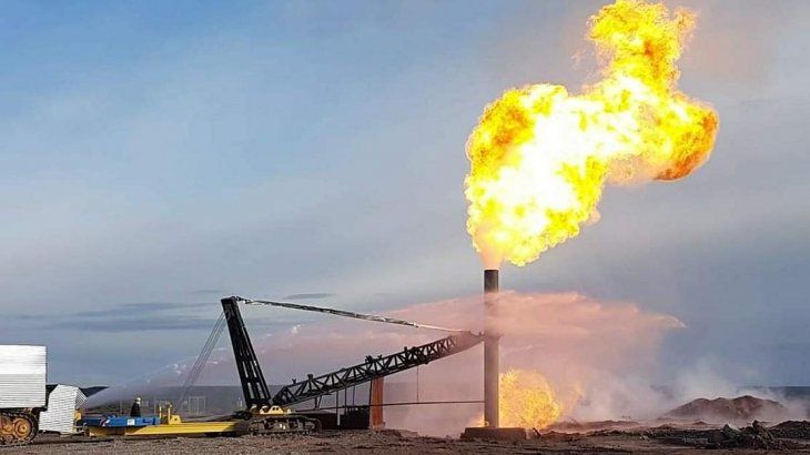 Los bichitos colorados apagaron el fuego en el pozo de gas de Vaca Muerta