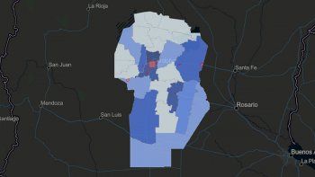El gobierno de la provincia de Córdoba, a cargo de Juan Schiaretti, dispuso en la página web oficial de su administración un detallado mapa con la situación de los casos de Covid-19, diferenciado por municipios.