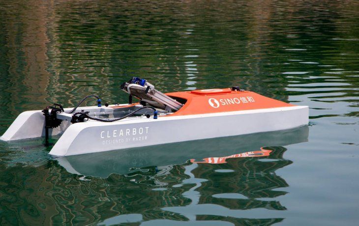 Clearbot Neo: el barquito inteligente que recoge una tonelada de plástico por día