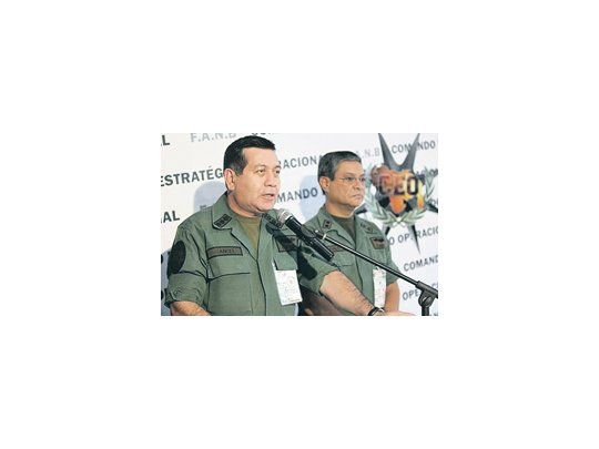 El mayor general Henry Rangel Silva, uno de los comandantes más poderosos de la Fuerza Armada venezolana, en una foto de archivo. Según dijo, el cuerpo «está casado» con el actual régimen.