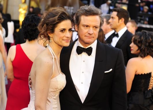 Colin Firth y su esposa Livia Giuggioli