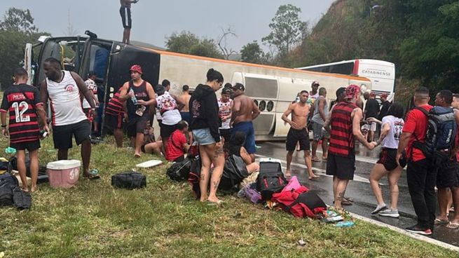 Hubo 16 heridos tras el accidente.