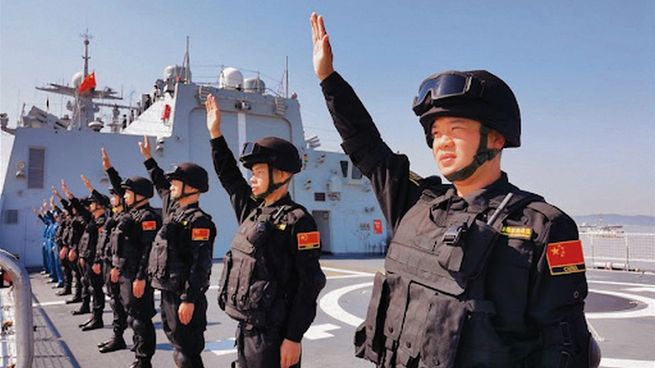 IMPULSO. Actualmente China destina el 55% de su presupuesto en Defensa a la fuerza naval.