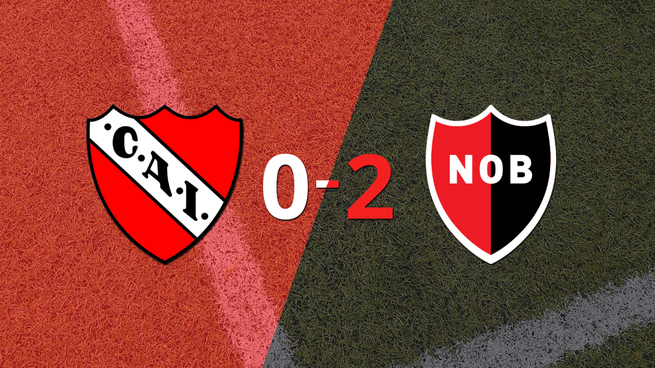 Newell`s le ganó como visitante a Independiente por 2 a 0