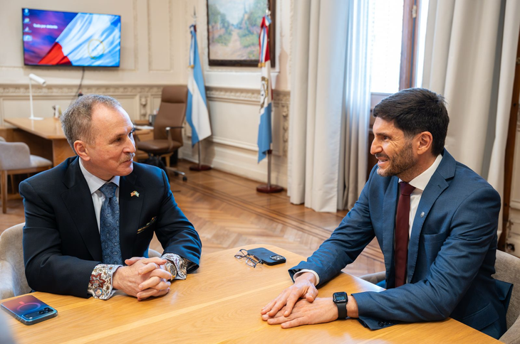 Lamelas y Pullaro se reunieron el 12 de junio de este a&ntilde;o.