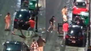 La agresión incluyó golpes, patadas y botellazos y motivó la intervención de la Policía.