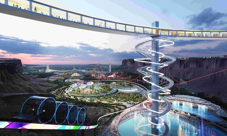 Neom, the futuristic city for which Saudi Arabia is investing 500 billion dollars, with cloud seeding, robots, AI surveillance and even an artificial moon. Neom, the futuristic city for which Saudi Arabia is investing 500 billion dollars, with cloud seeding, robots, AI surveillance and even an artificial moon.