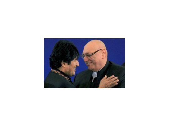 El presidente de Bolivia, Evo Morales y su par de Paraguay, Fernando Lugo.