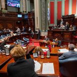 El Frente Amplio busca votar el Presupuesto en el Senado dentro de poco más de diez días. El Frente Amplio busca votar el Presupuesto en el Senado dentro de poco más de diez días.