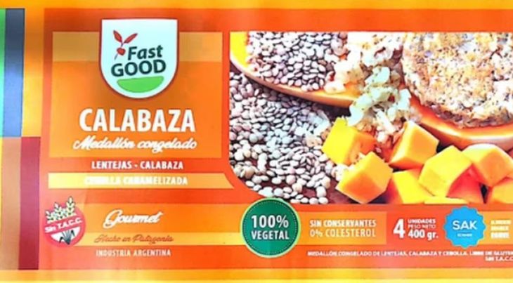 Alimentos congelados.