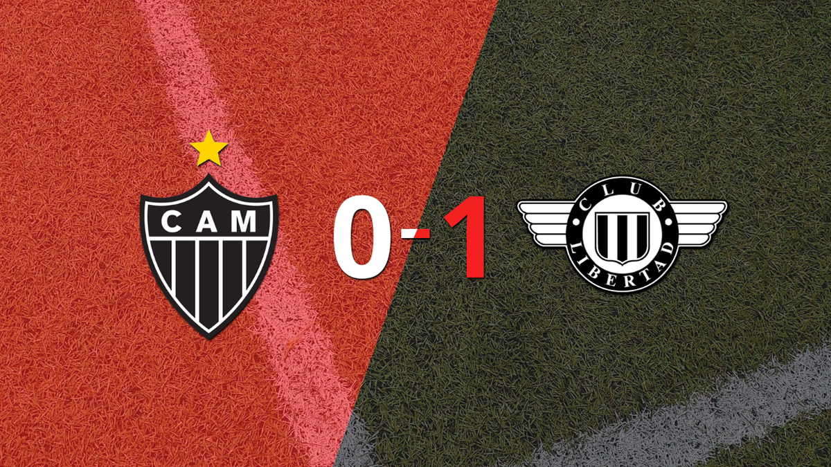 Libertad won by the minimum in his visit to Atlético Mineiro