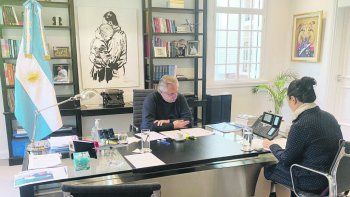 Comunicación. El Jefe de Estado de la Argentina mantuvo un diálogo telefónico con su par Xi.&nbsp;