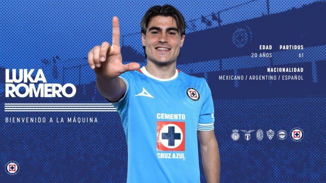 Luka Romero ya fue registrado en la FMF y está habilitado para jugar el sábado por la jornada 3 del Clausura.