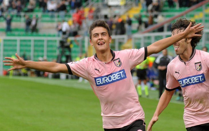 Paulo Dybala brilló en el Palermo antes de pasar a Juventus.